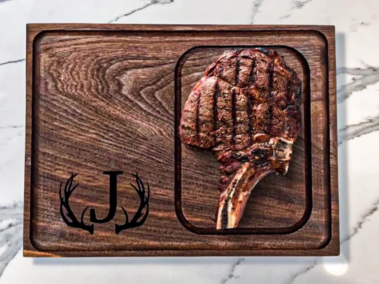 Husband Birthday Gift Grilling Gifts for Men Who Have Everything Steak  Plate Serving Plate Serving Dish Wooden Gift BBQ Gifts Serving Tray 