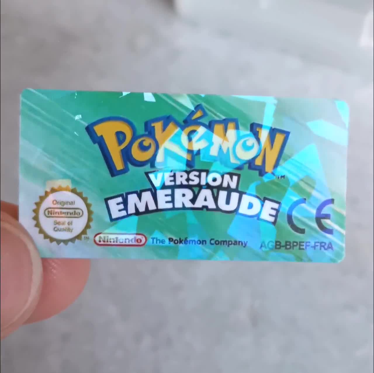 POKÉMON EMERALD VERSION Nintendo Gameboy Advance UK PAL Complete In Box