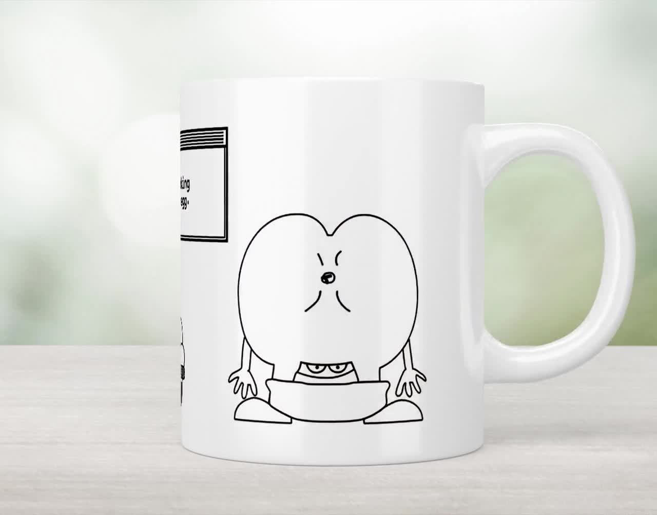 Egg Game Mug. I Think You Should Leave. Sketch Comedy Gift. ITYSL