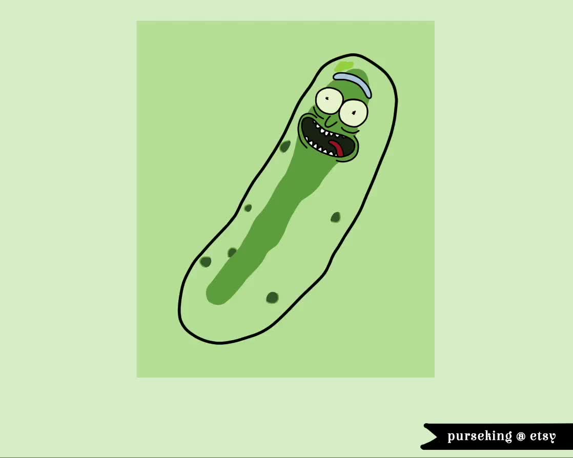 The Office Rick and Morty Art - Rick & Morty Poster - PICKLE RICK - Pickle  Rick Poster - Pickle Rick Art - Pickle - Pickle Poster - TV Art