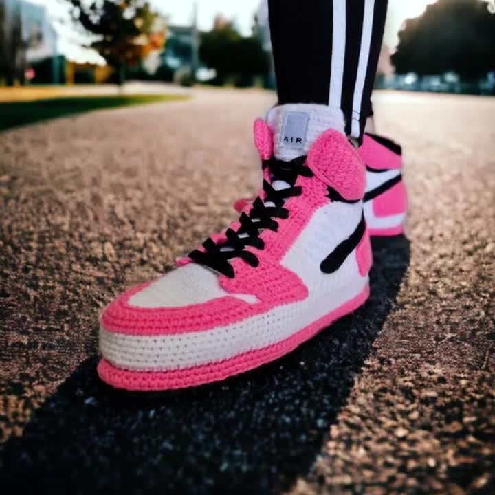 jordan hausschuhe plüsch pink