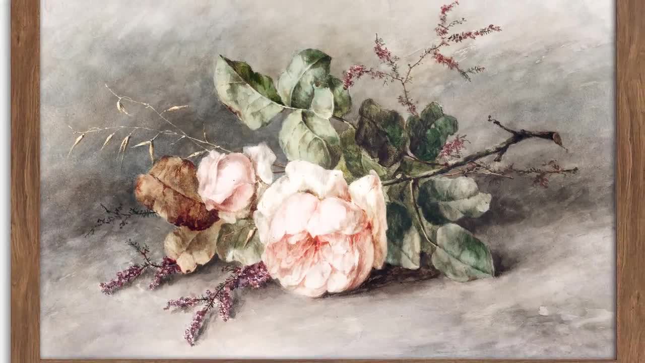 Pintura de naturaleza muerta de rosas, Arte mural vintage, Rosas rosas,  Pintura vintage, Naturaleza muerta con rosas, Impresión de arte de flores,  Rosa imprimible - Etsy México, image size:1280x720