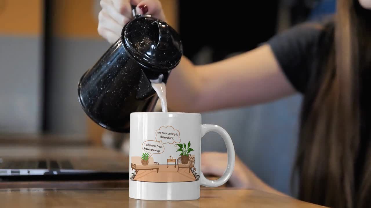 Funny Therapist Mug, Psychiatrist Mug, Mental Health Mug, Anxiety Humor,  Plant Mug, Funny Therapy Mug, Therapist Gift, Counselor Gift