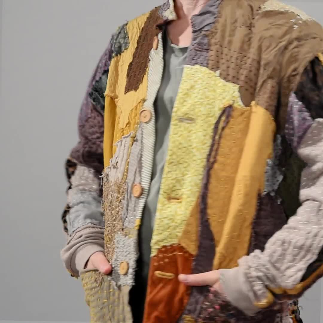 Boro Jacket, Inspired by Japanese Boro Stiches, Jacket Boro  