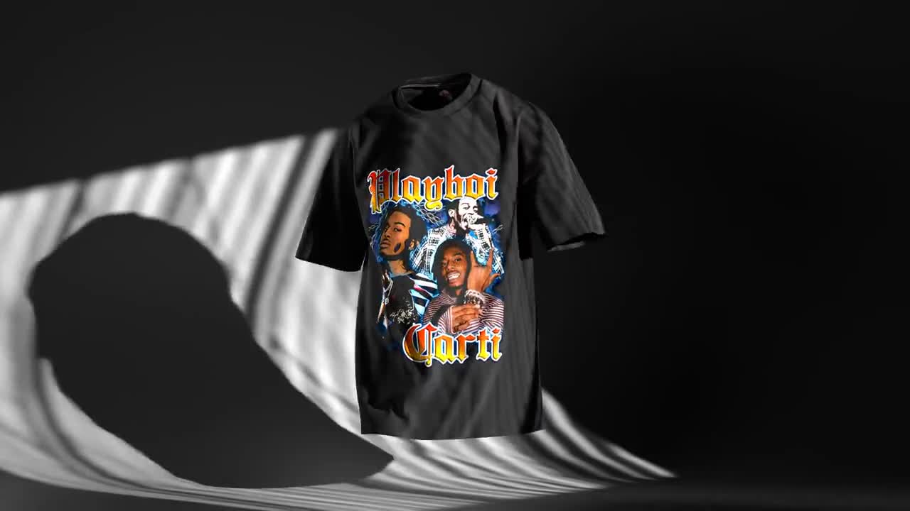 新品 黒L 25AW Playboi Carti Tee フォトTシャツ Playboi Carti t-shirt | Y2K Streetwear | y2k streetwear