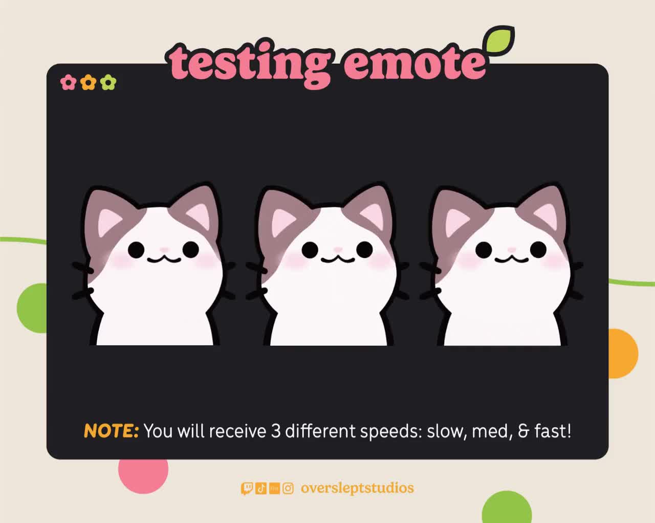 ANIMATED Pop Cat Emote for Twitch and Discord, Pop Cat Emote, Cat