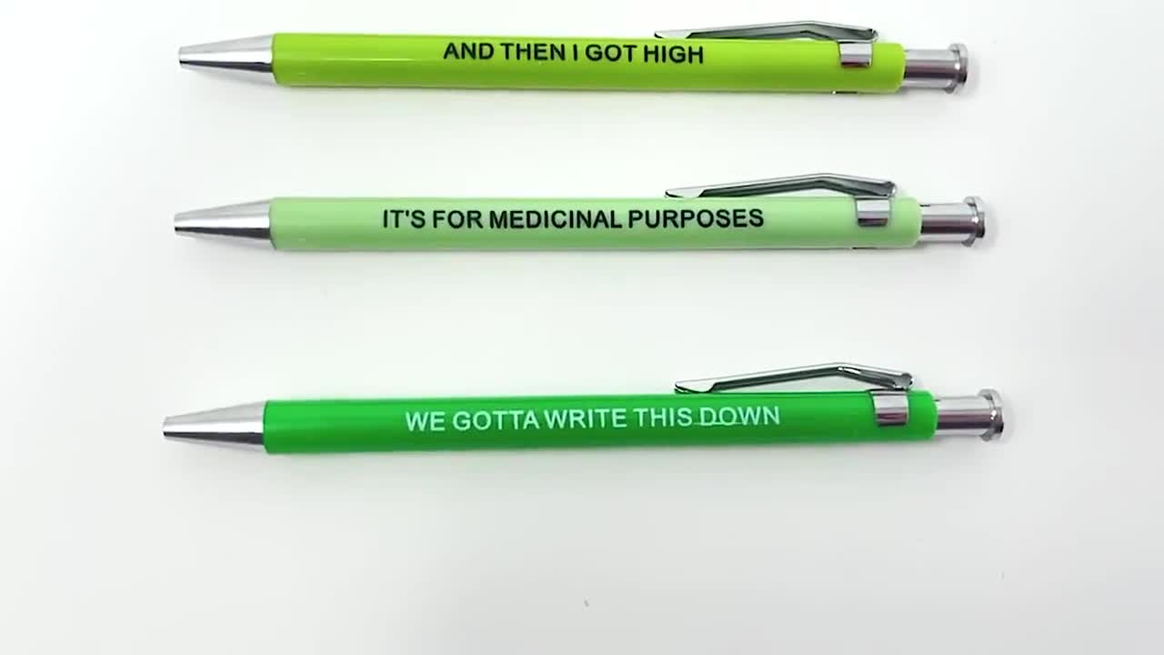 Snarky Office Pens Funny Ballpoint Pens Work Sucks Pen Complaining