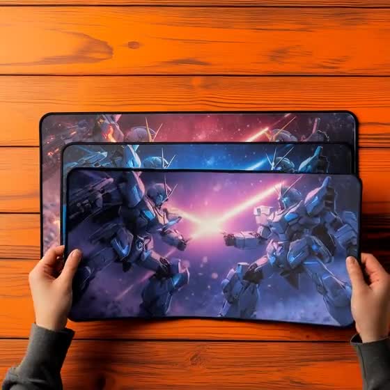 Red Eyes Gundam Desk Mat | Anime Mecha Mouse Pad. video poster