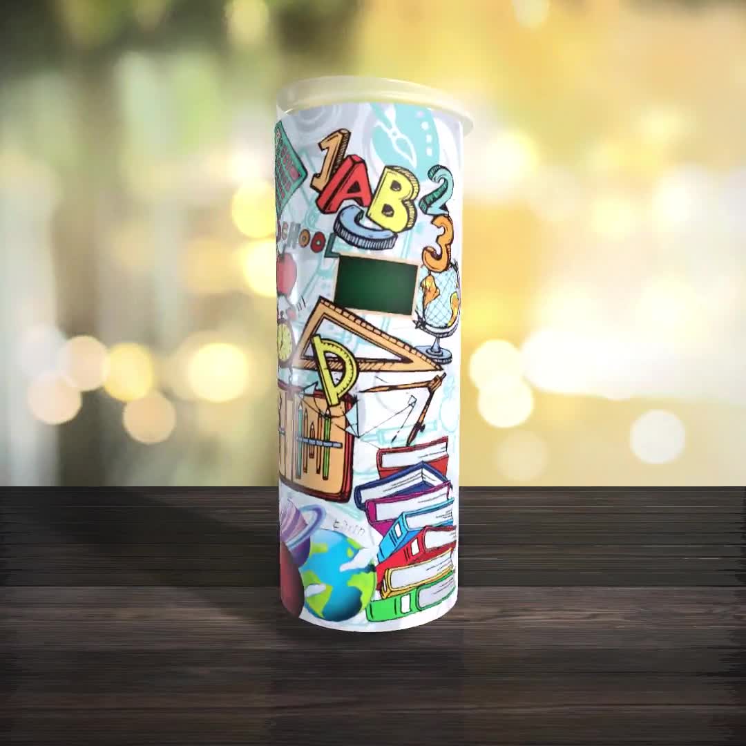 School Kid Tumbler Wrap Sublimation Graphic by Designs by Ira · Creative  Fabrica