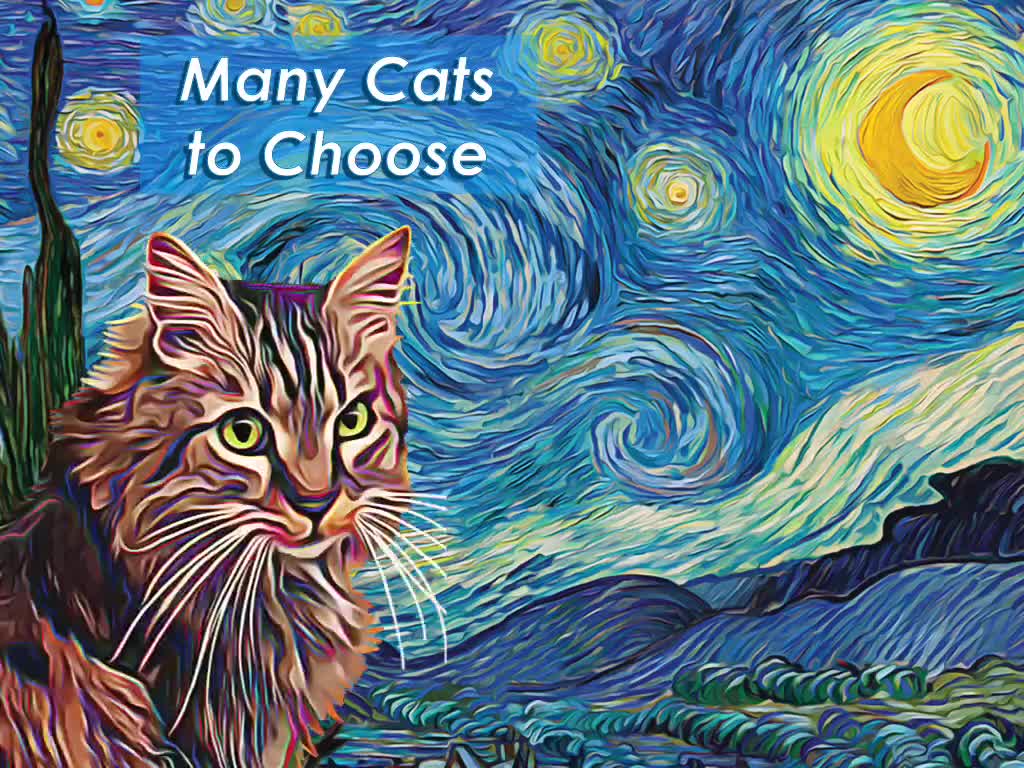 Custom top Kitty Cat Painting Make your cat a Star