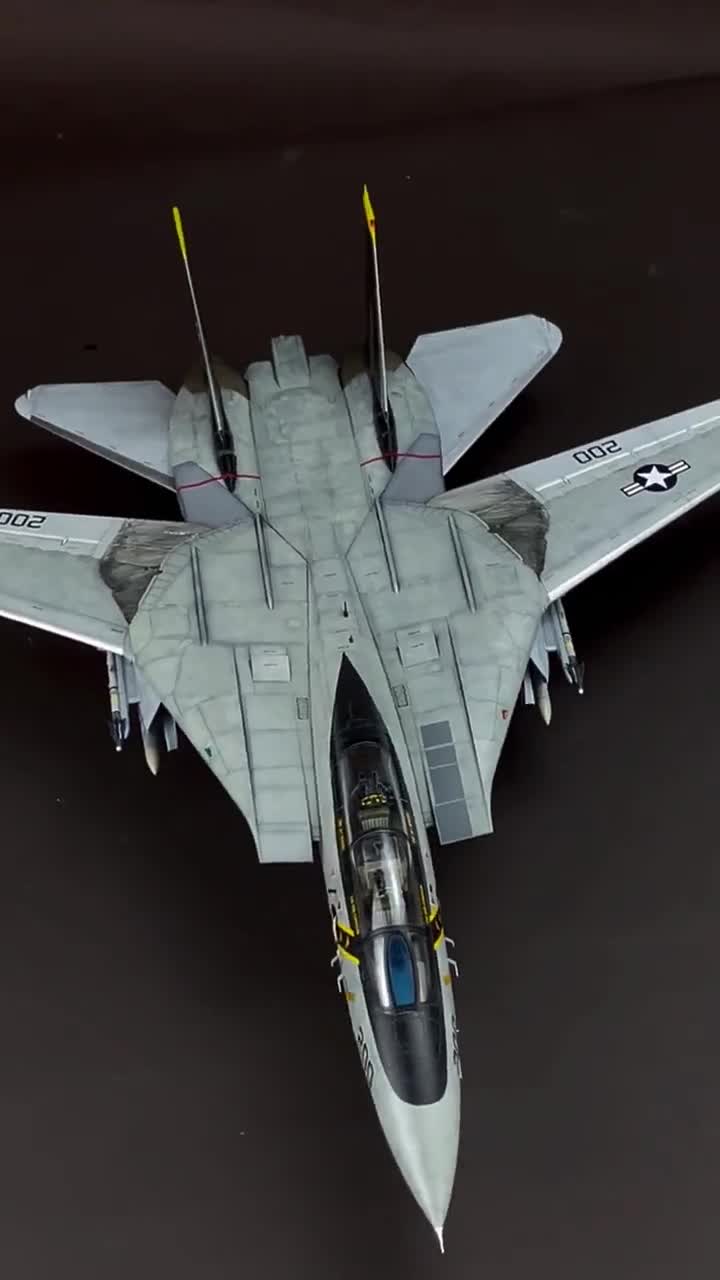 Probuilt 1:48 F-14A Tomcat “jolly Roger” US Navy Fighter
