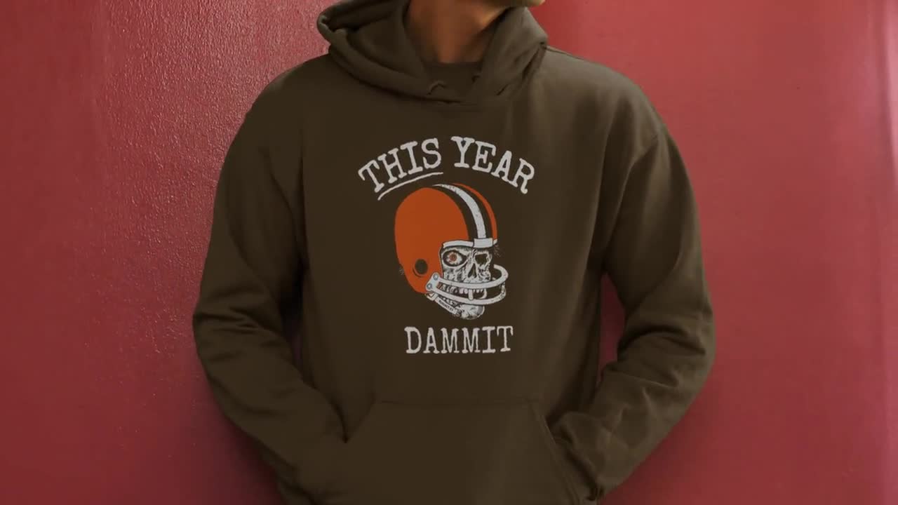 RocketE3 Cleveland Browns Football Hoodie Sweatshirt, Next Year Dammit