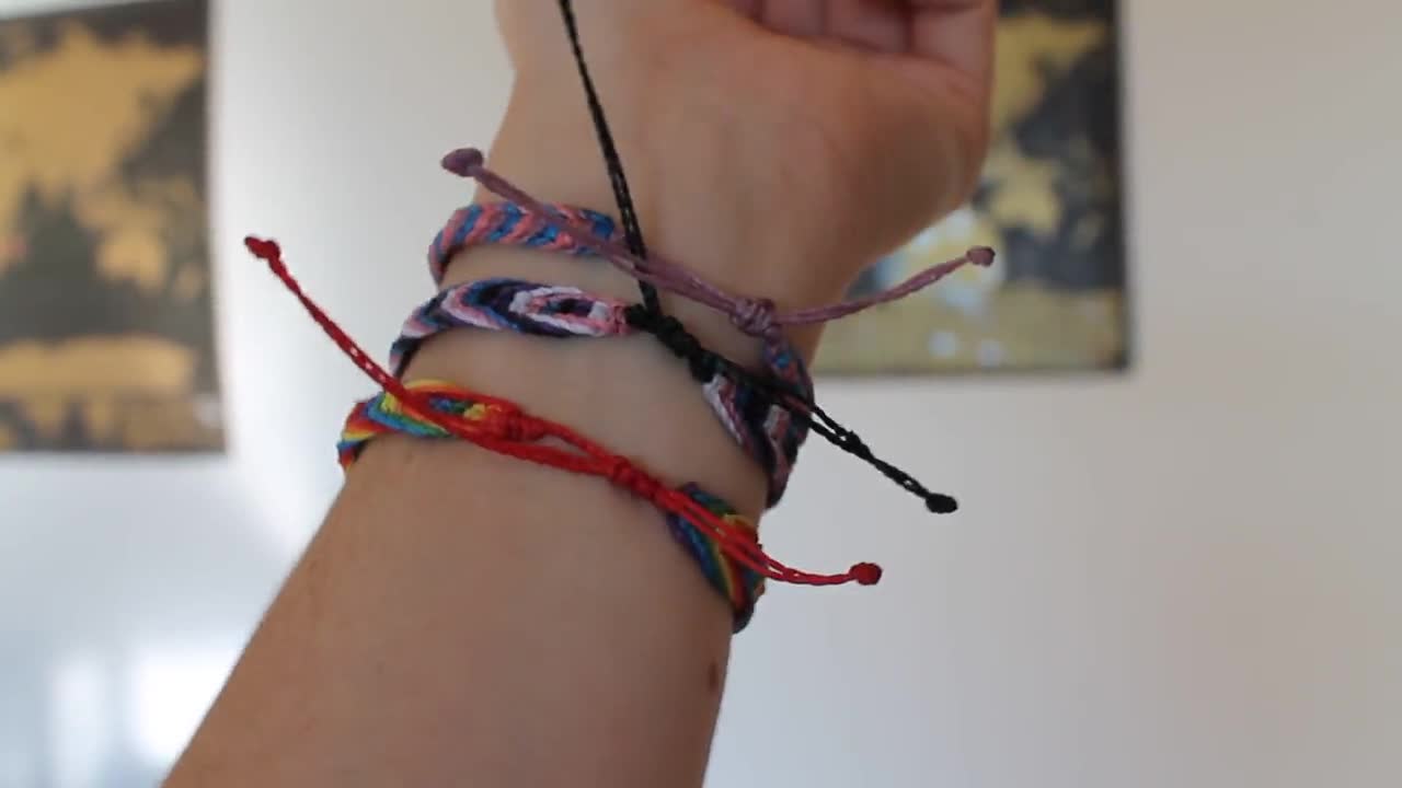 Pack de 5 pulseras de hilo encerado, pulseras hilos múltiples resistentes  al agua, pulseras apilables multicolor, pulseras para adolescentes -   México