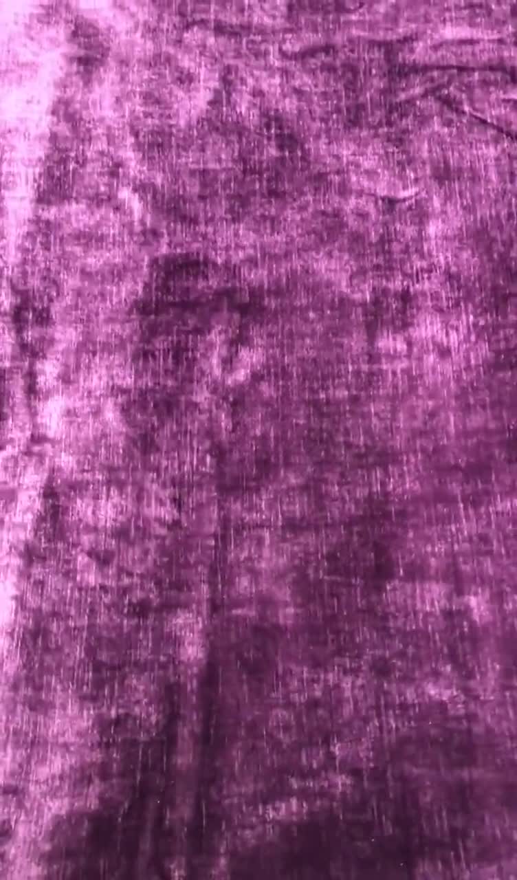 Purple Velvet by the Yard - J S International Textile