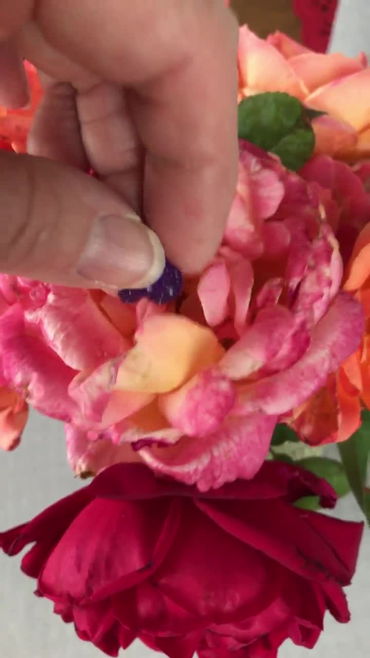 Minnie Mouse Flower Pins-Disney Wedding Bouquet Flower Picks
