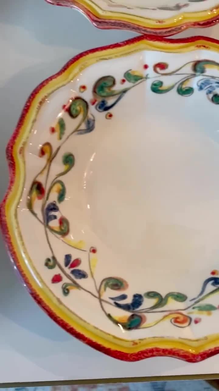 Handcrafted Sur La Table Mara Bowl Made in Italy Set of 4 video poster