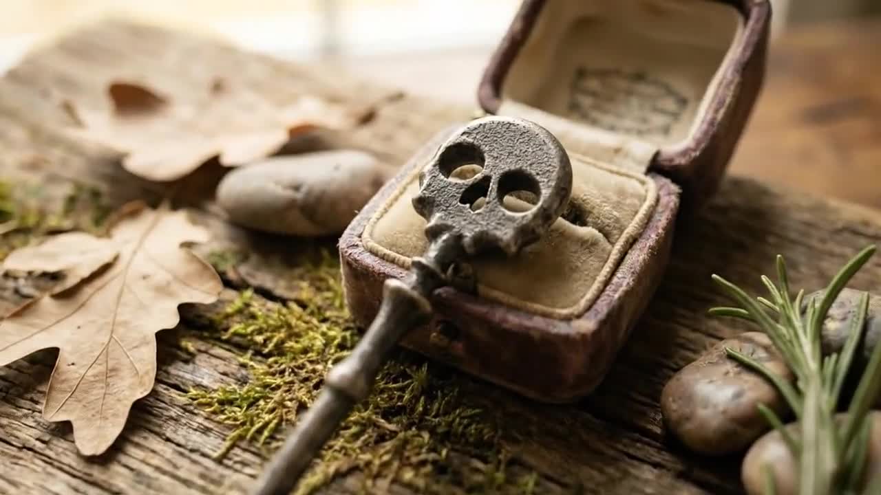 Skull Skeleton Key, Aged Ebony Stainless Steel Prop - Etsy