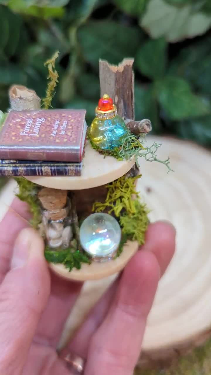 Fairy Magic Table Fairy House, Halloween Gift, Fairy Furniture