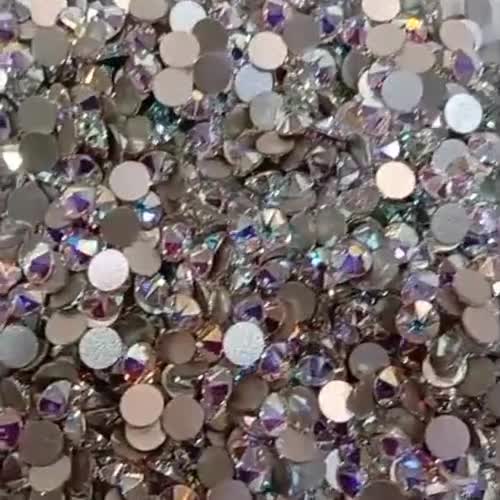 Cristal Swarovski AB SS20 Xirius Rose 2088, com acabamento