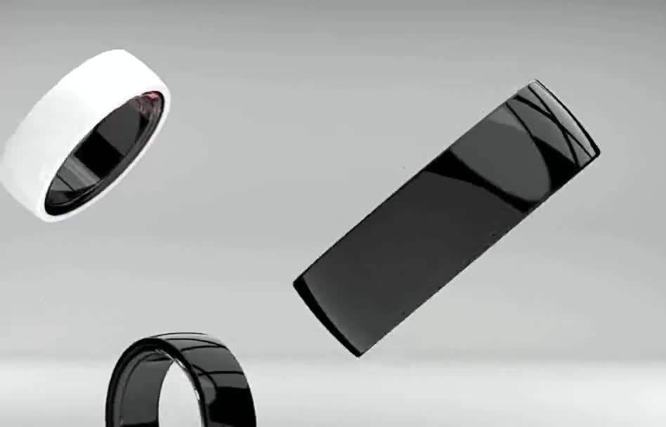 Smart Health Ring：Ceramic Fitness Tracker Heart Rate Sleep Blood Oxygen Ring for Men Women video poster