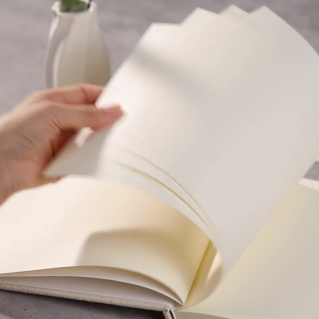 Linen Wedding Guest Book | Custom Polaroid Photo Album | Engagement, Anniversary Scrapbook & Reception Keepsake Book video poster