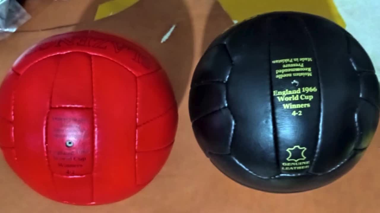 Slazenger 1966 World Cup Final Match Ball, Size 5 Leather Soccer