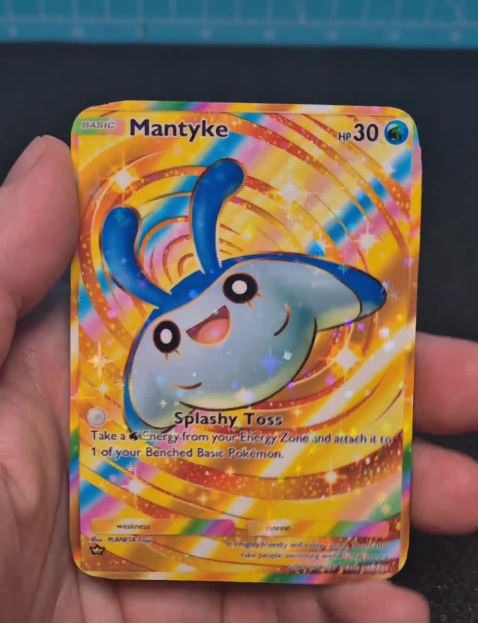 Mantyke A4a 105 / Secluded Springs / Pokemon tcg quality custom Card