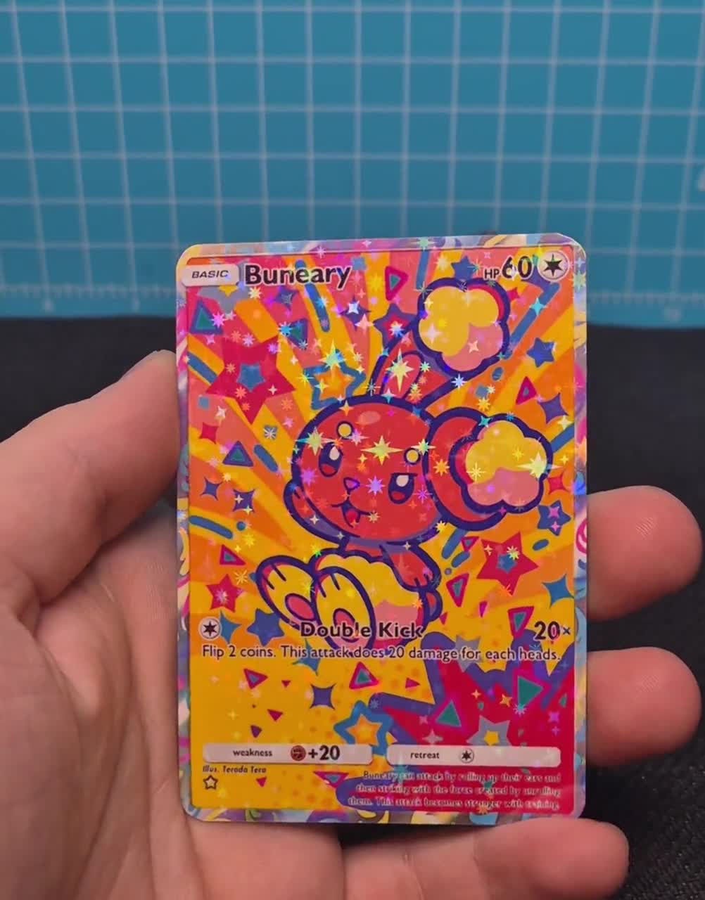 Buneary B1a / Crimson Blaze / Pokemon tcg quality custom card Buneary B1a / Crimson Blaze / Pokemon tcg quality custom card