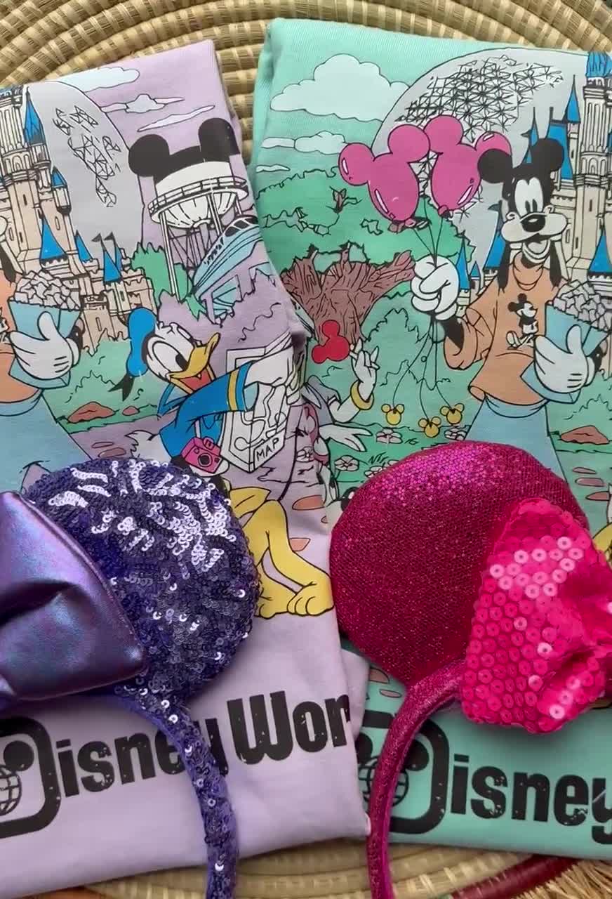 Disney World boxy Shirt - Disney vintage comfort colors shirt - Hollywood studios shirt - comfort colors boxy tee - mickey friends video poster