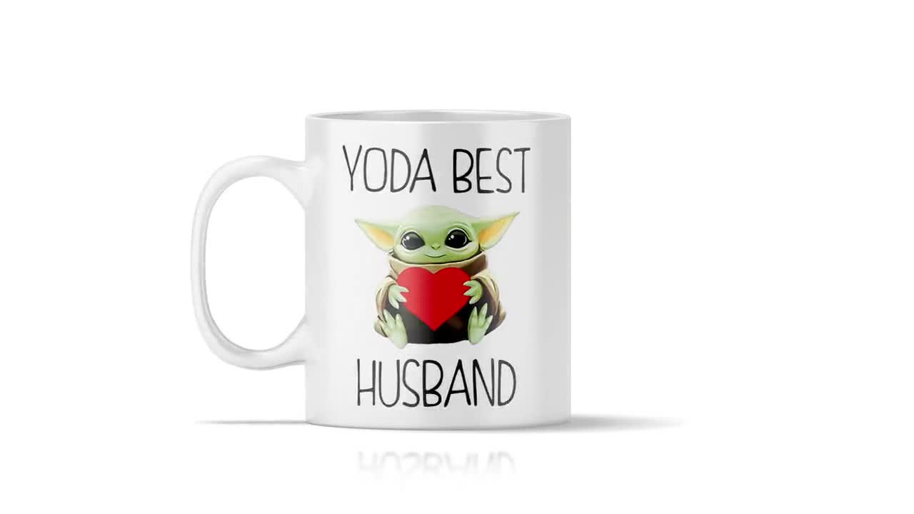 Yoda Best Funny Star Wars Custom Text Name Mug Gift - Trends Bedding