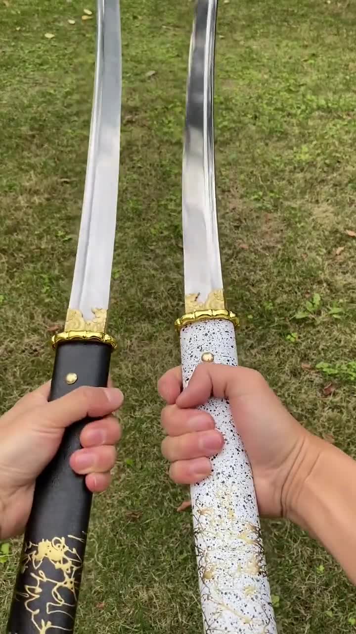 Handmade Gost of Yōtei Gilded Dawn Katana IRL Carbon Steel Hand