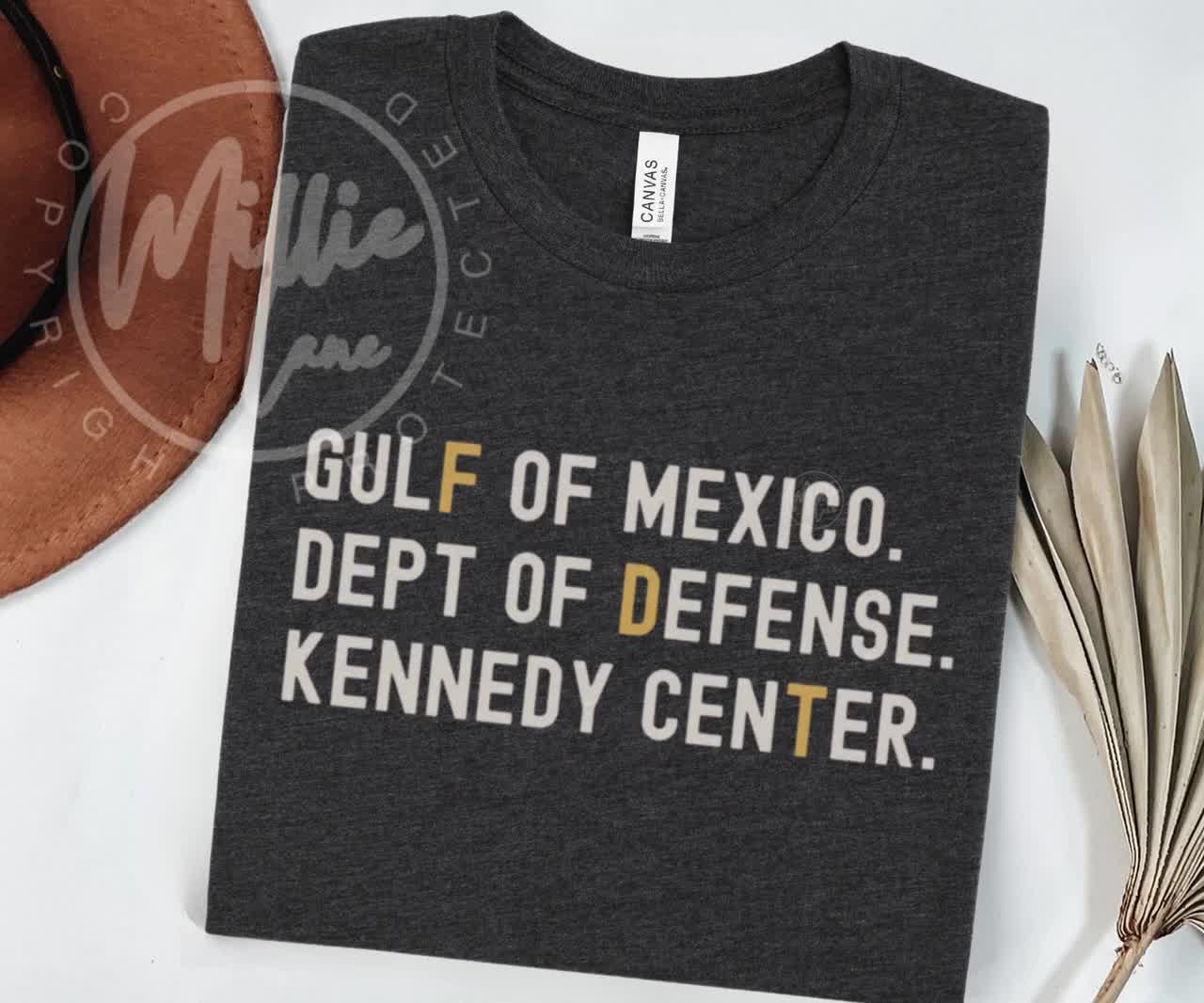 FDT Kennedy Center Shirt, Anti-trump Pro-democracy Activism Gift T