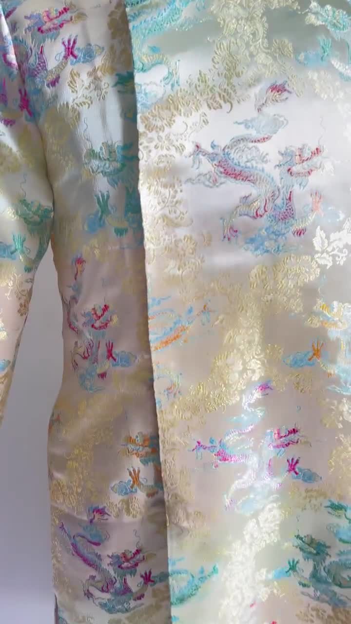 Men Ao Dai Vietnam | Golden Vietnamese Modernized Ao Dai Men Men Ao Dai Vietnam | Golden Vietnamese Modernized Ao Dai Men