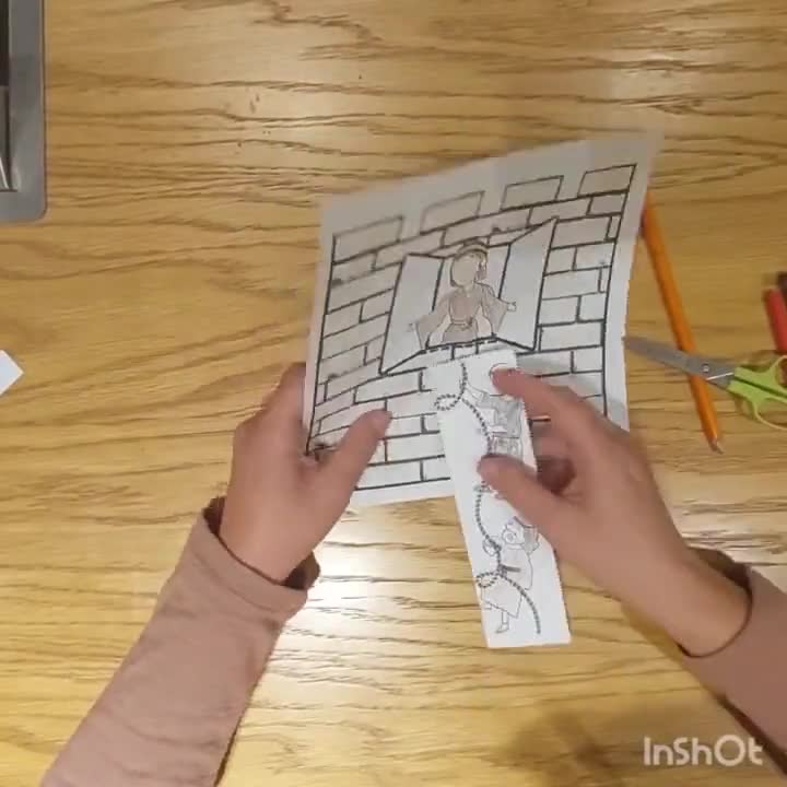 Rahab and the Spies Craft, Sunday School Craft, Bible Story Activity Kids, Instant Download, Genesis, Old Testament ,homeschool Worksheets - Etsy for Free Printable Rahab And The Spies Craft