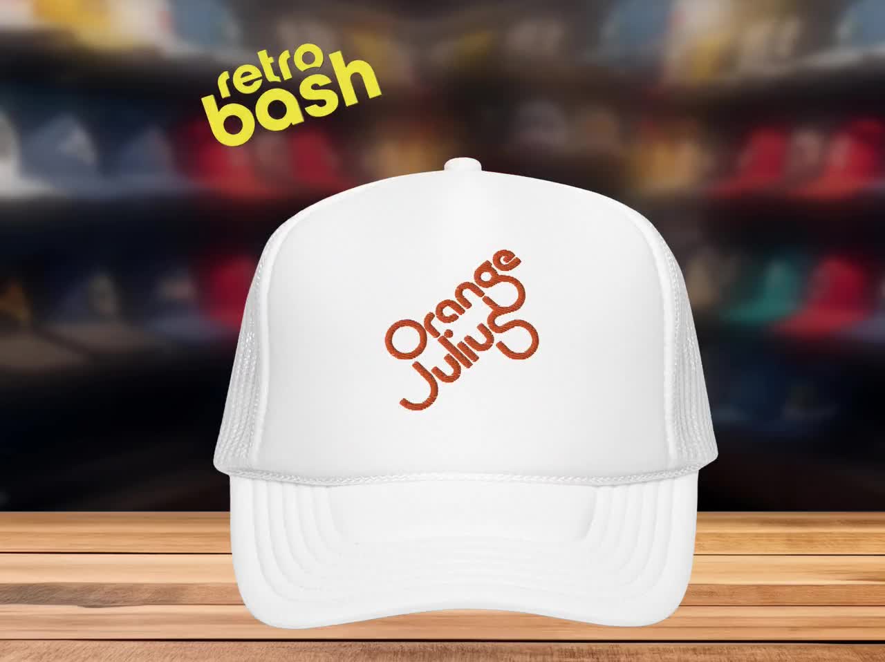 Vintage 80's Orange Julius Mall Hat Foam Trucker Hat - Etsy