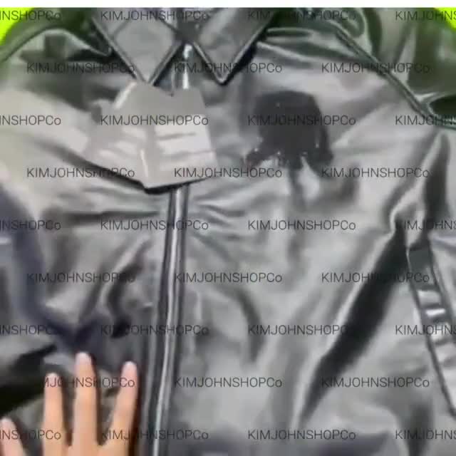 Chaqueta bomber de cuero negro AVIREX USA Edition, chaqueta de motociclista auténtica Cowsoft video poster