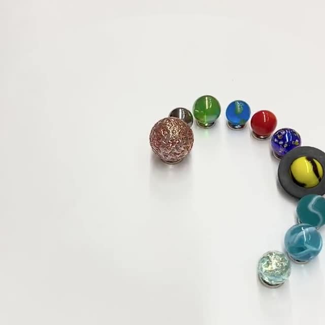 太陽系惑星ビー玉モデル オーラリー地球儀コレクション 10個の惑星