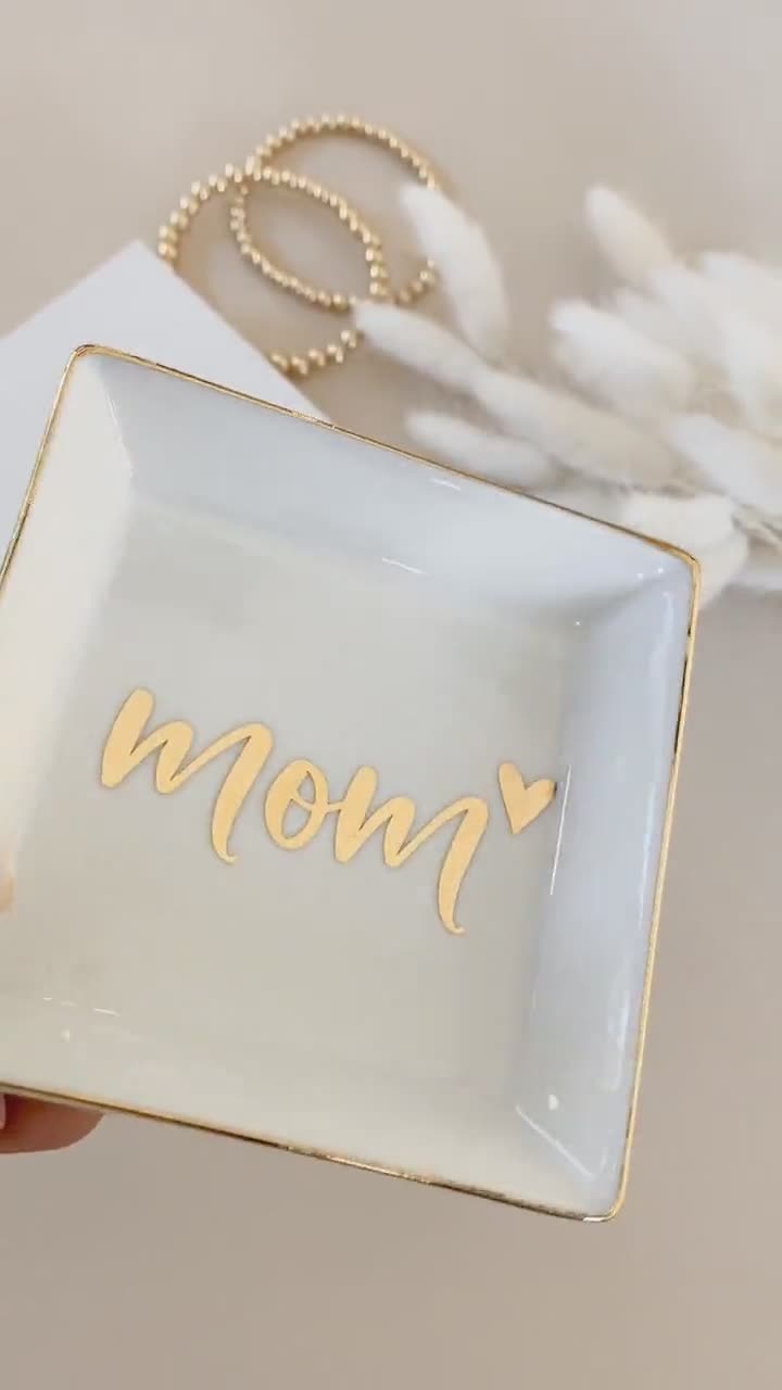 Gifts for Mom Ring Dish Mothers Day Gift Ideas Mom Jewelry Mothers Day Jewelry Mom Gifts Mothers Day Gift from Daughter (EB3180MOM)