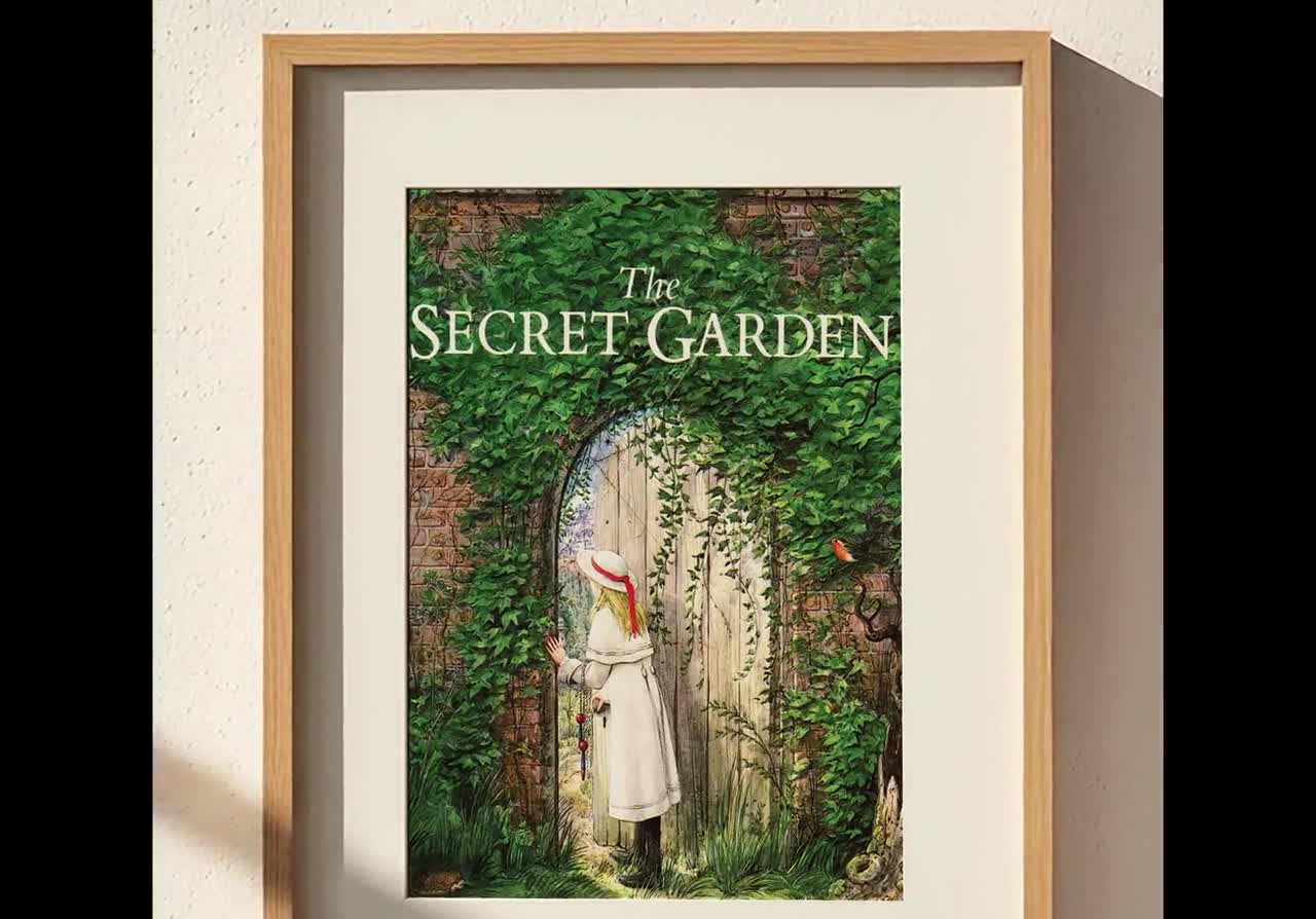 Secret Garden by Frances Hodgson Burnett Wall Art Print, Classic