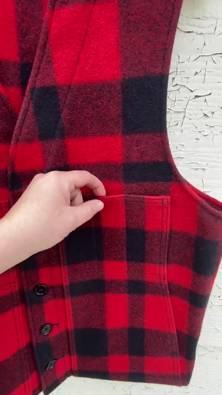 Vintage Filson Mackinaw Vest, 100% Virgin Wool, Made in USA video poster