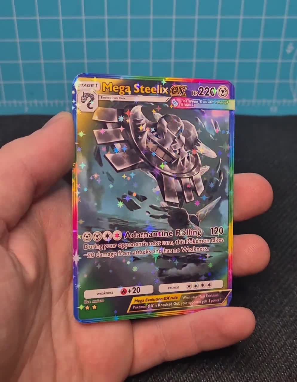 Mega Steelix EX B1a / Crimson Blaze / Pokemon tcg quality custom Card