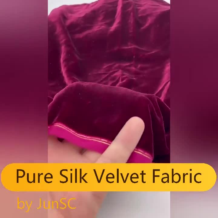 Pure Silk Velvet Fabric Royal Green Color 40momme Luxury Thick Silk Velvet  Fabric by the Meter for Shirt, Dress, Pillowcase Cover 55'' Width -   Canada