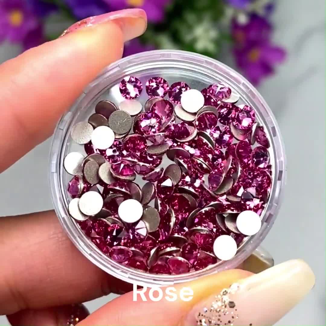 Rose (209) Swarovski 2088 XIRIUS 20ss Crystal Flatbacks No-hotfix