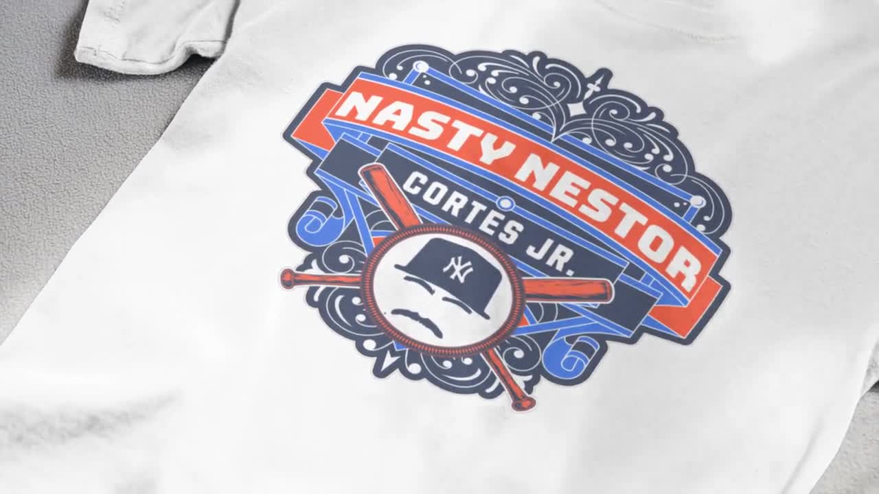 Nestor Cortes New York Yankees Nasty Nestor shirt Funny Vintage Gift For Men  Tee