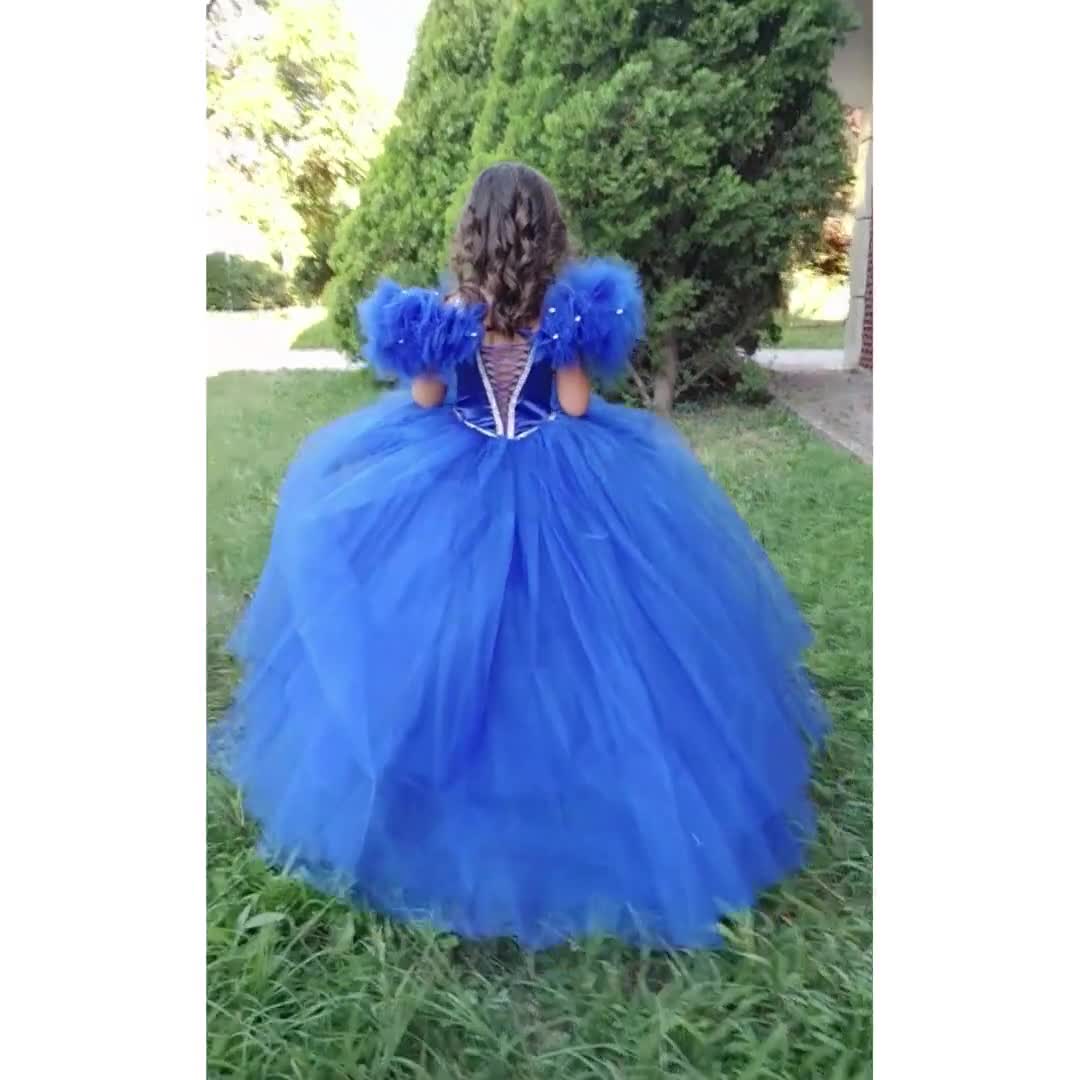 Vestidos azules de niña best sale para fiesta