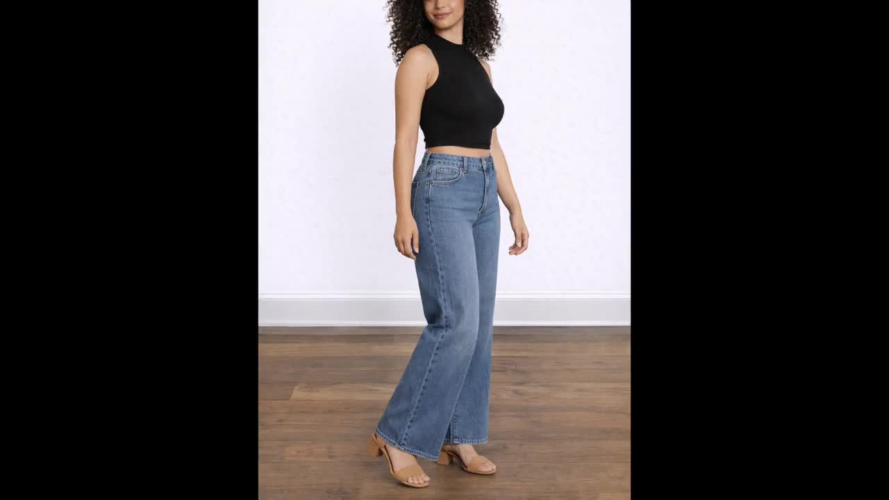 Mock Neck Crop Tank Top Sewing Pattern: Easy PDF Download (XS-XXXL