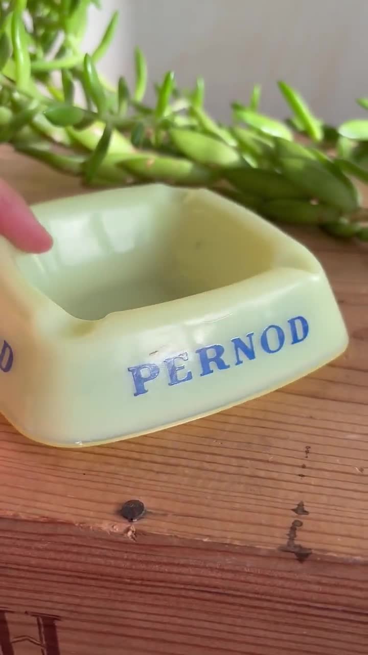 Vintage French Opalex Pernod Ashtray | Opalex Pernod Ashtray