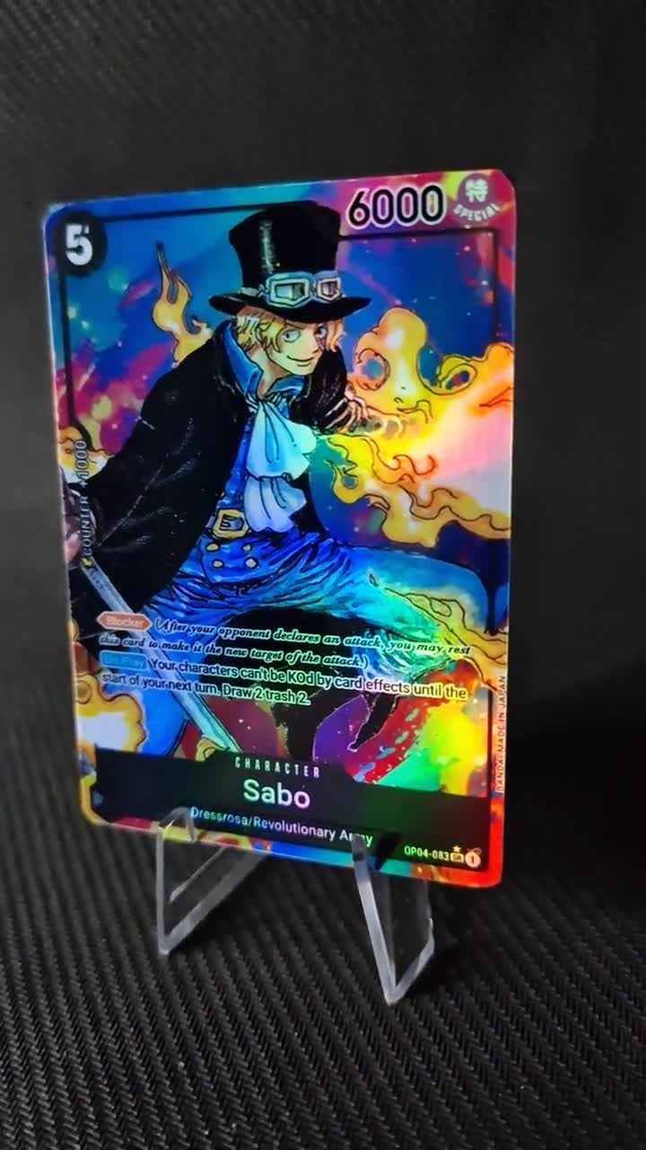 One Piece Proxy Card Holo - Sabo OP04-083 Character - Etsy