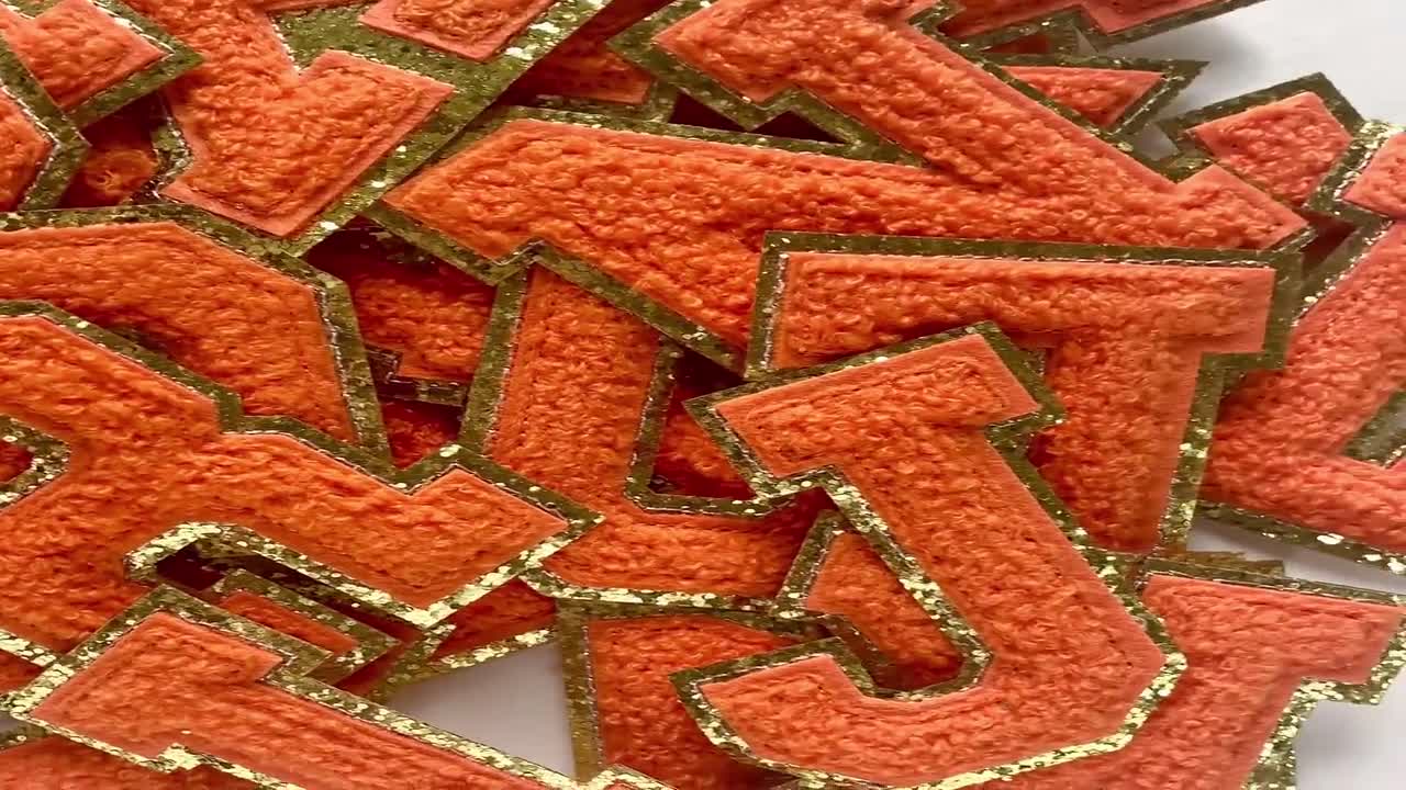 3 Inch Chenille Letter Patch Chenille Letters Iron on Letters