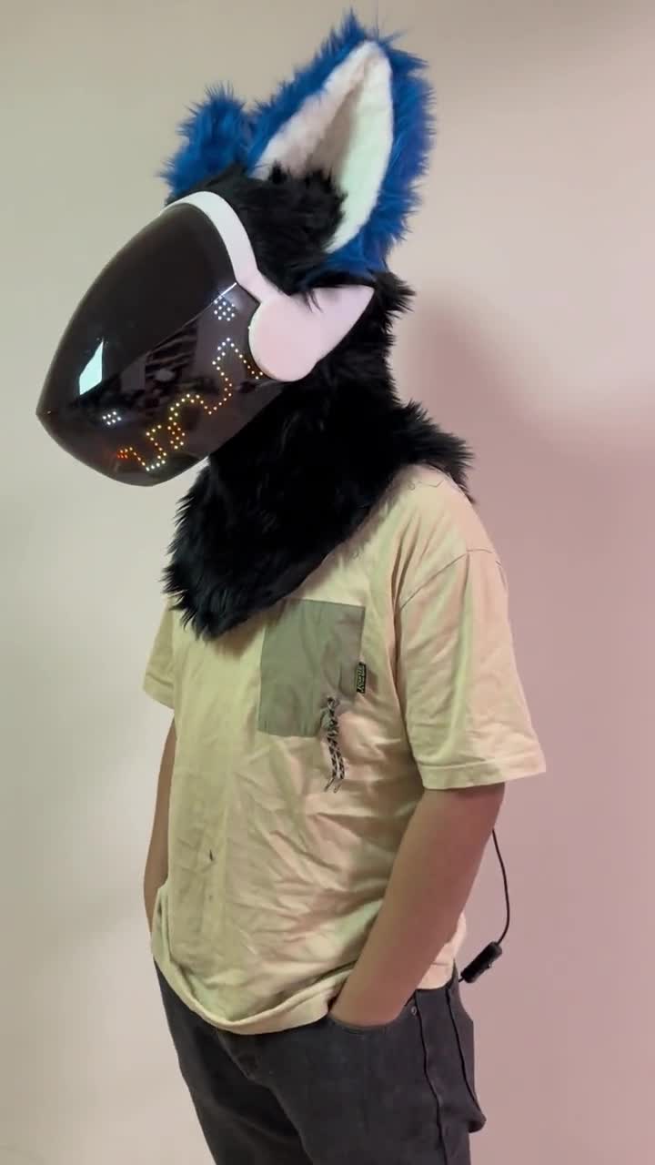 ファースーツ プロトゲン ヘッドマスクキット：ライト付き 3D プリント